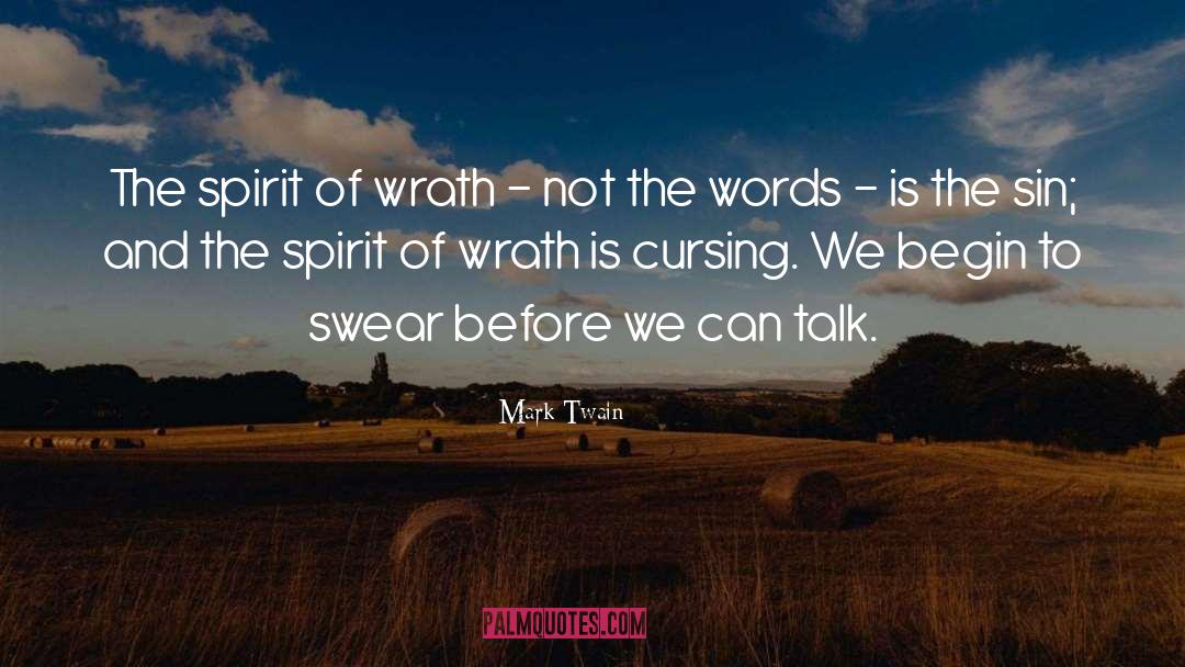 Cursing quotes by Mark Twain
