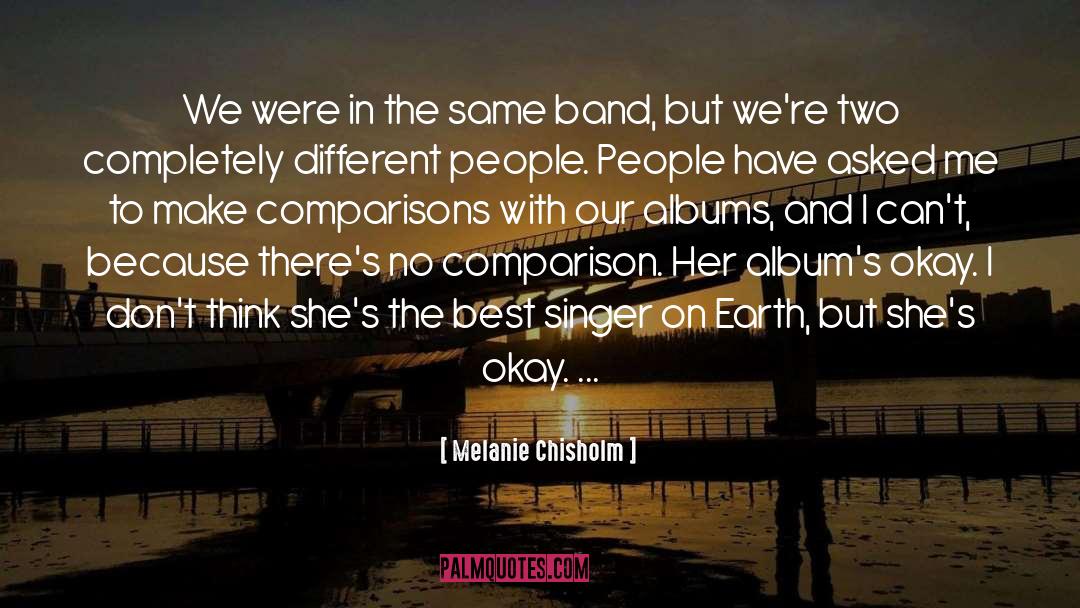 Cursive Band quotes by Melanie Chisholm