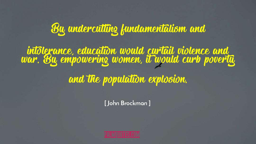 Curtail quotes by John Brockman