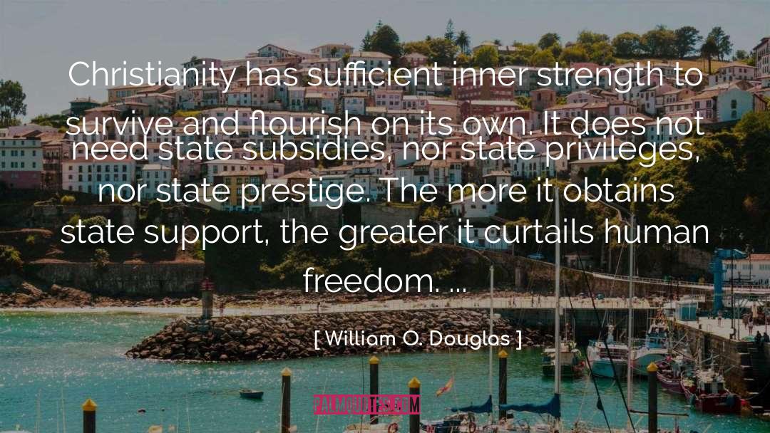 Curtails quotes by William O. Douglas