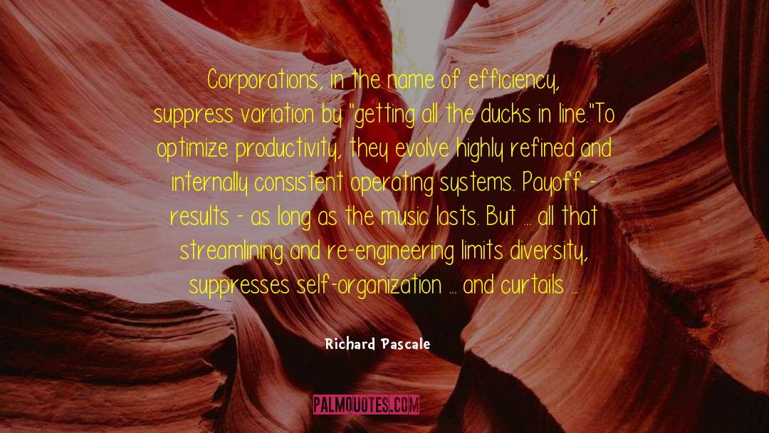 Curtails quotes by Richard Pascale