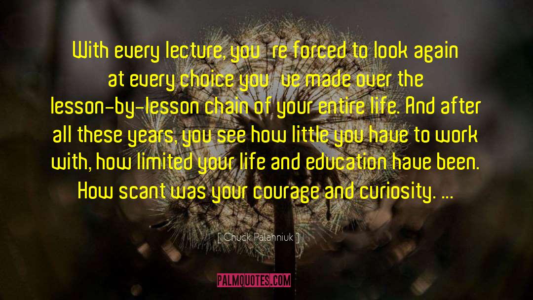 Curtain Lectures quotes by Chuck Palahniuk