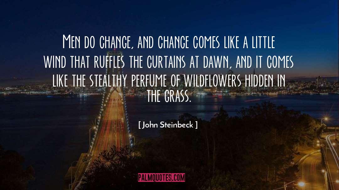 Curtains quotes by John Steinbeck