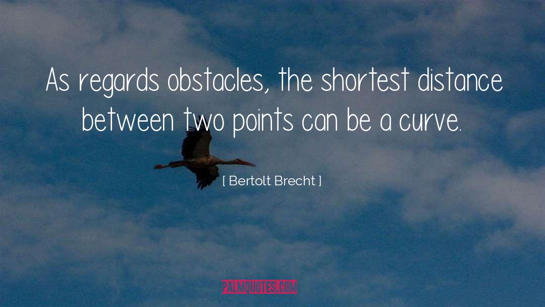 Curves quotes by Bertolt Brecht