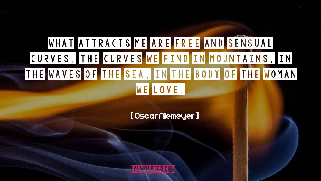 Curves quotes by Oscar Niemeyer