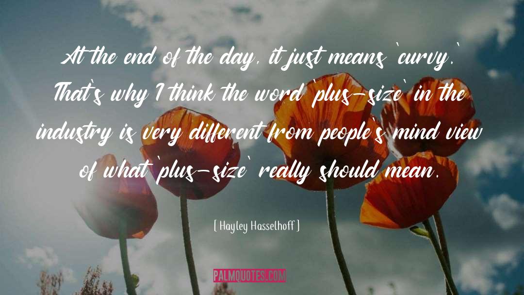 Curvy quotes by Hayley Hasselhoff