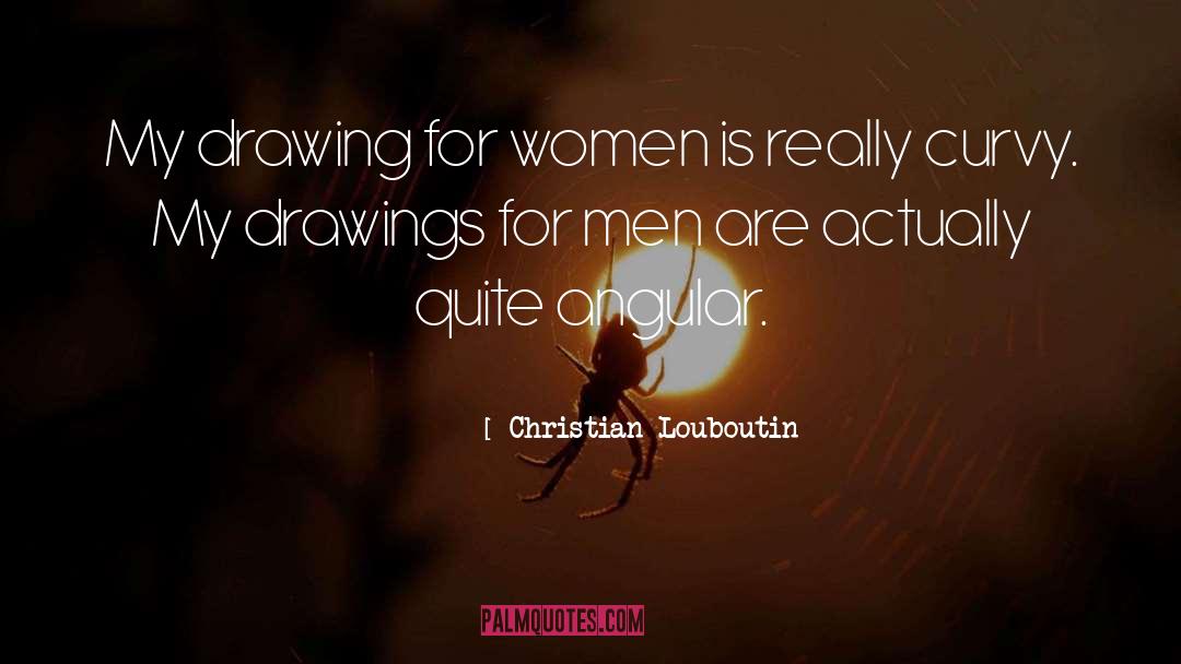 Curvy quotes by Christian Louboutin