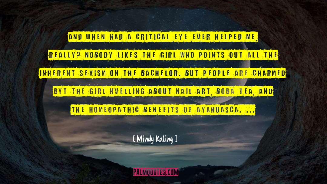 Cusa Tea quotes by Mindy Kaling