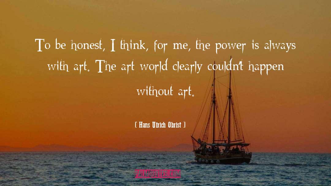 Cusani Art quotes by Hans Ulrich Obrist