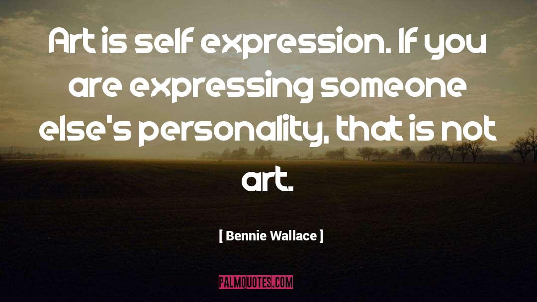 Cusani Art quotes by Bennie Wallace