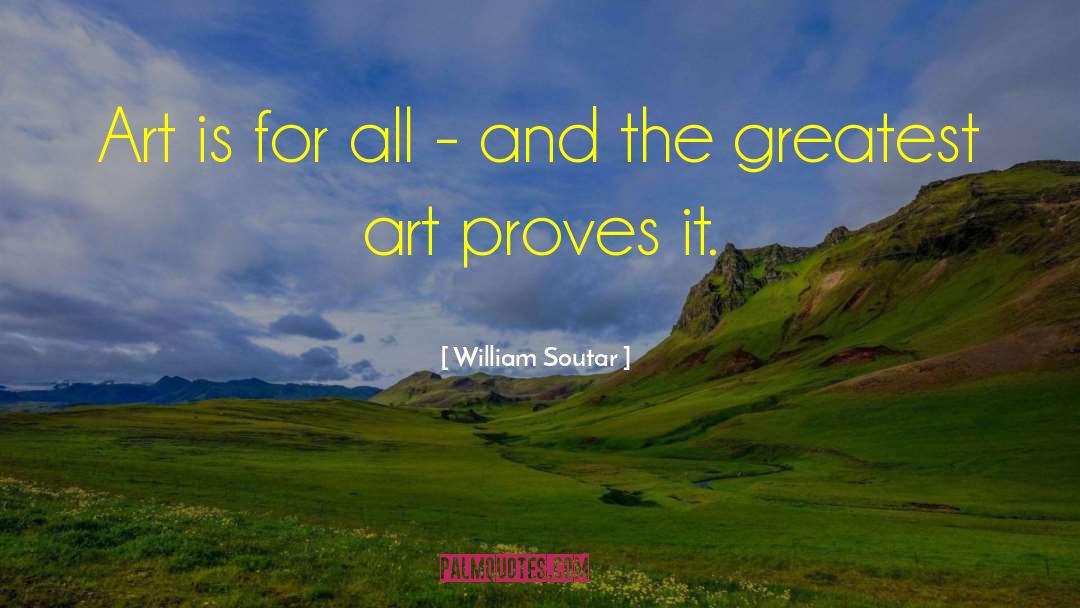 Cusani Art quotes by William Soutar