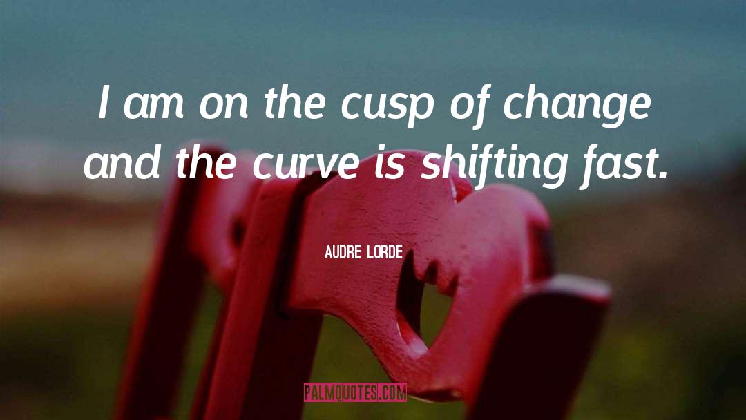 Cusp quotes by Audre Lorde