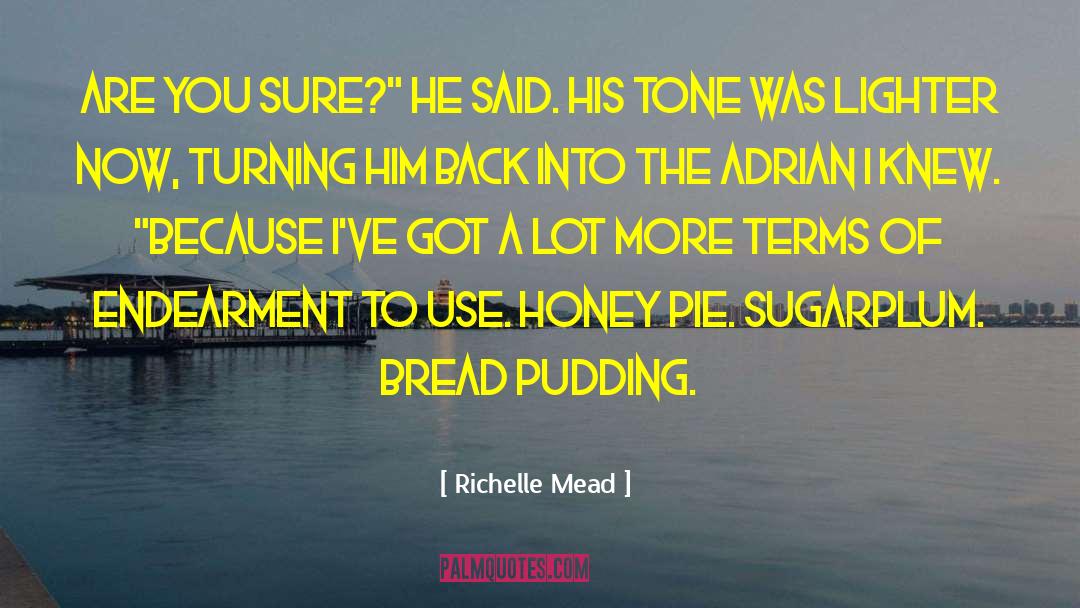 Custard Pie quotes by Richelle Mead