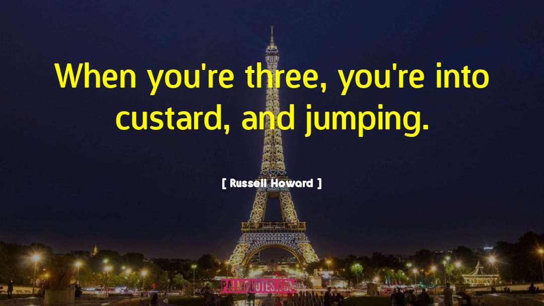 Custard quotes by Russell Howard