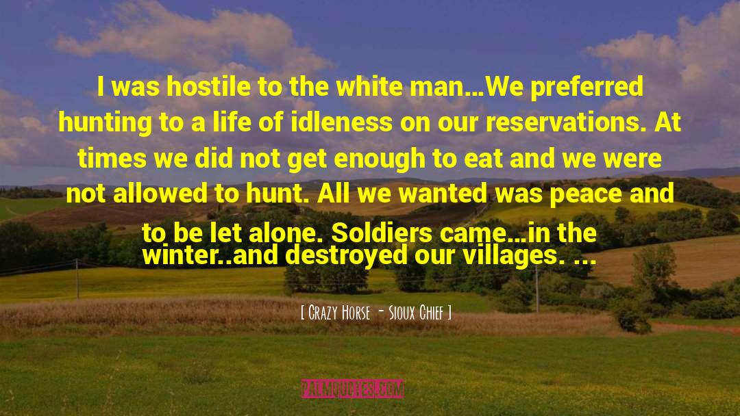 Custer quotes by Crazy Horse - Sioux Chief