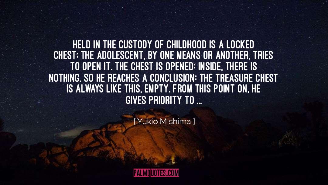 Custody quotes by Yukio Mishima