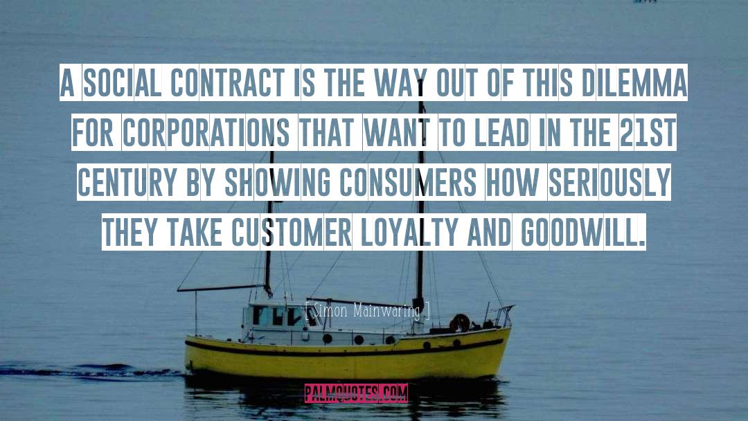 Customer Loyalty quotes by Simon Mainwaring