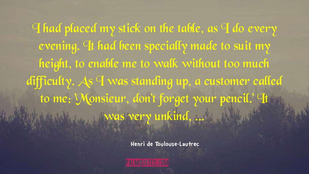 Customer quotes by Henri De Toulouse-Lautrec