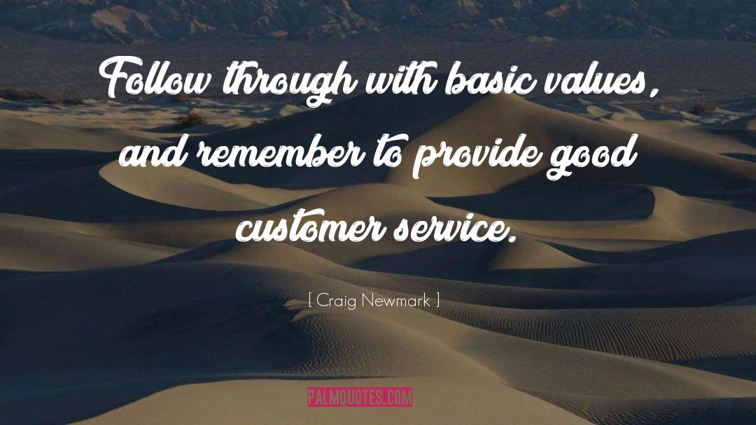 Customer quotes by Craig Newmark