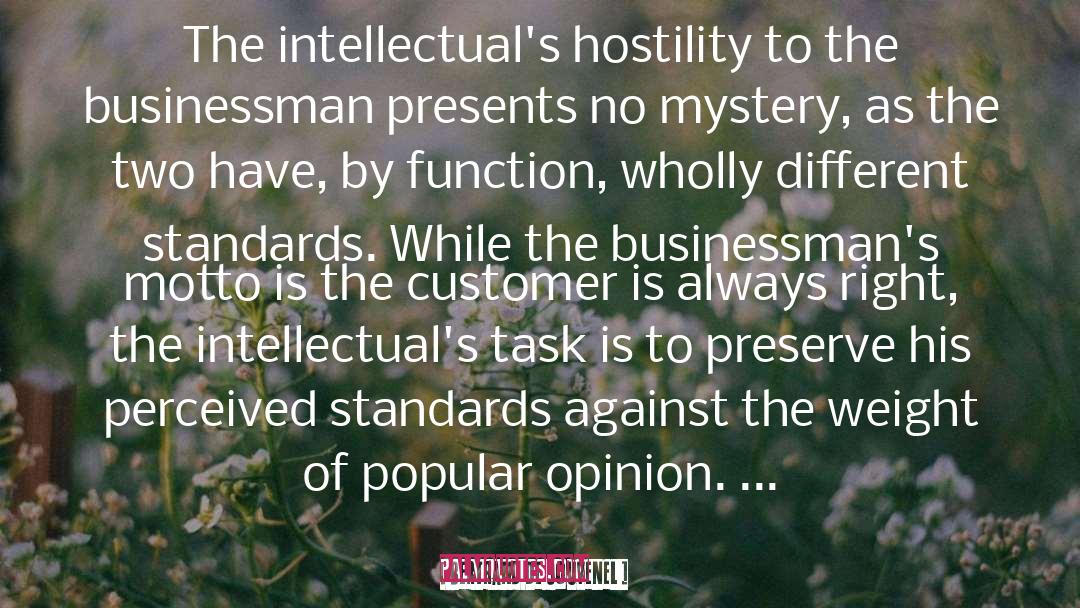 Customer quotes by Bertrand De Jouvenel