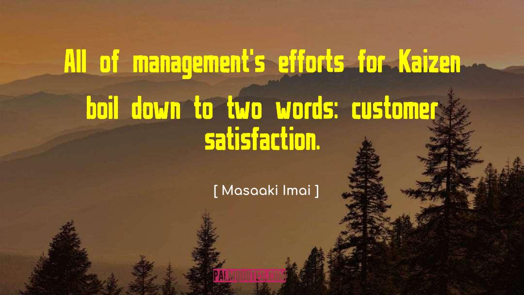Customer Satisfaction quotes by Masaaki Imai