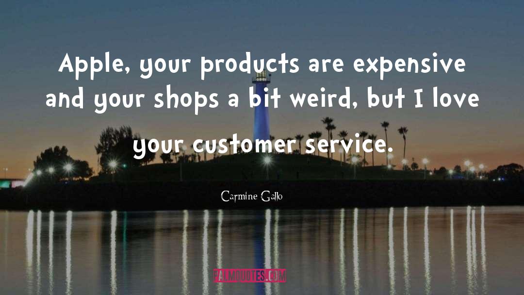 Customer Service quotes by Carmine Gallo