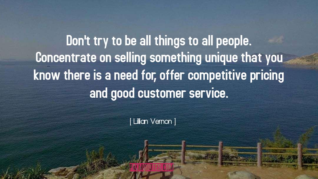 Customer Service quotes by Lillian Vernon