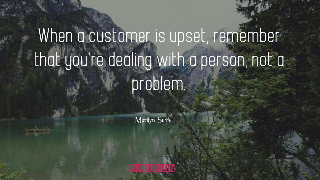 Customer Service quotes by Marilyn Suttle