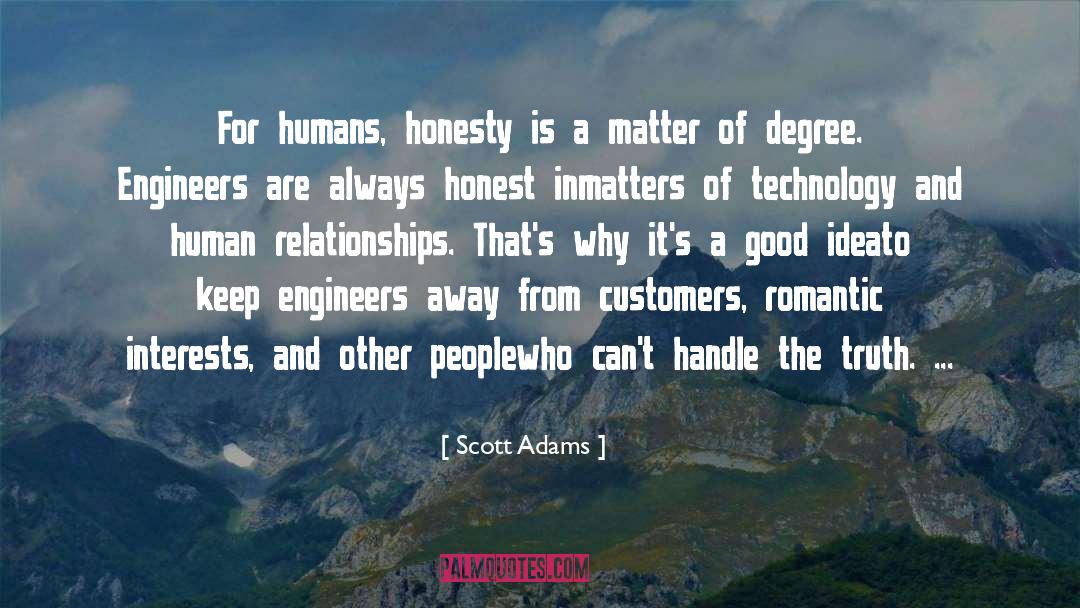 Customers quotes by Scott Adams