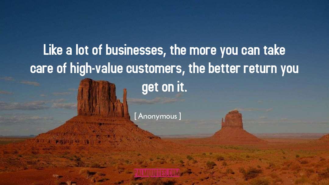 Customers quotes by Anonymous