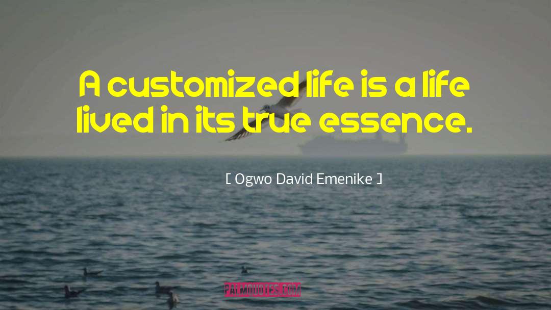 Customized quotes by Ogwo David Emenike