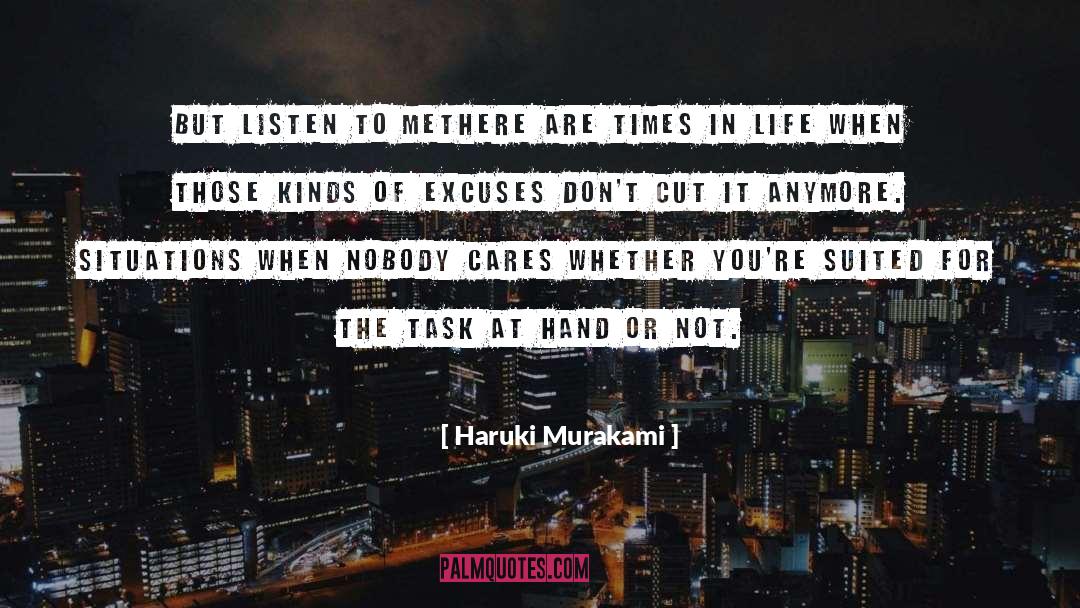 Cut Class quotes by Haruki Murakami