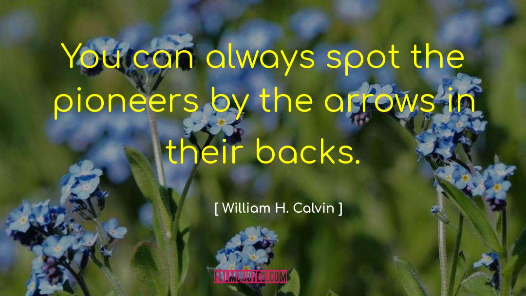 Cute Arrows quotes by William H. Calvin