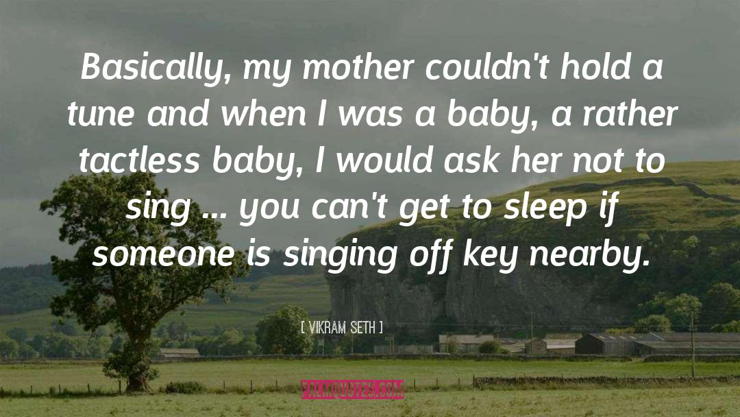 Cute Baby quotes by Vikram Seth