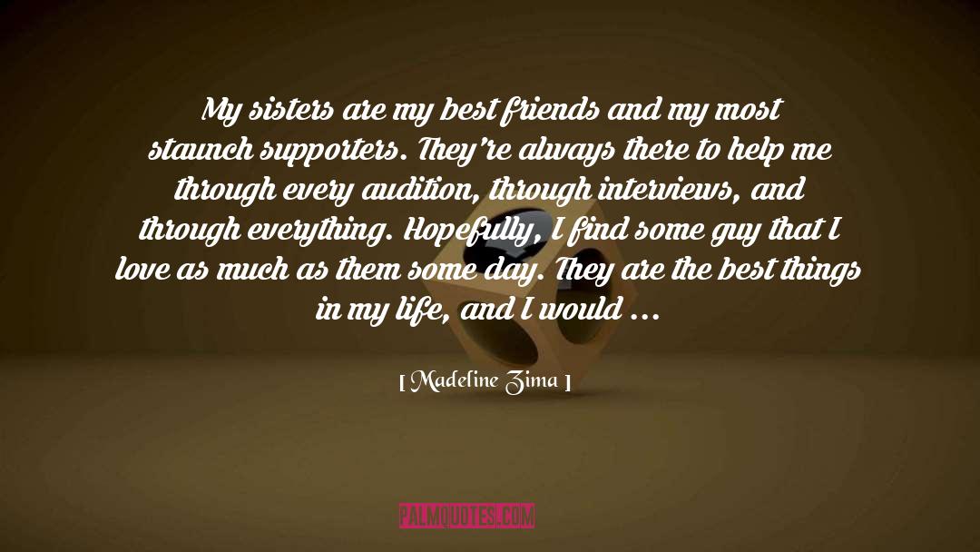 Cute Best Friend quotes by Madeline Zima