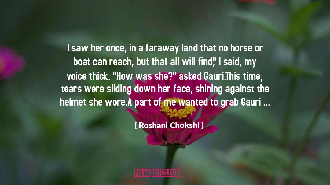 Cute Boat quotes by Roshani Chokshi