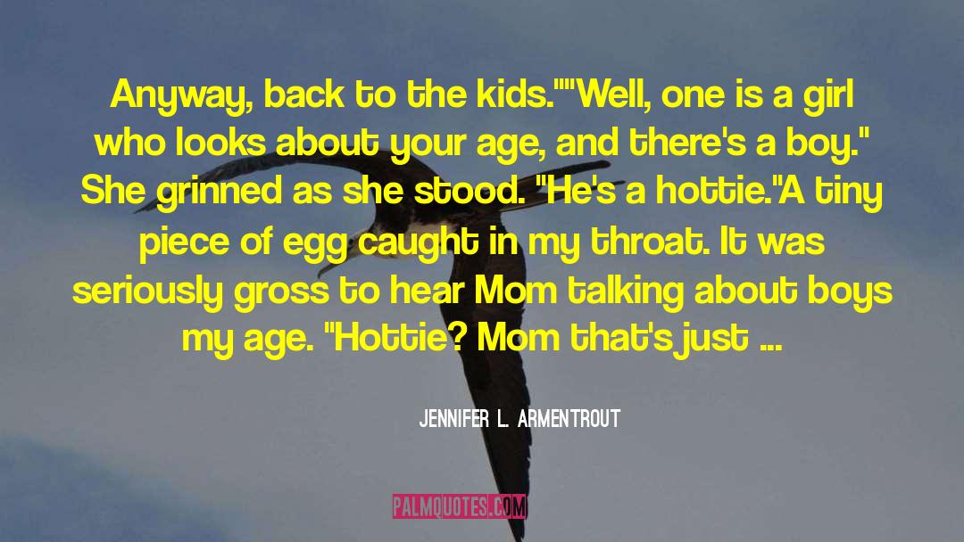 Cute Boy Talking To Girl quotes by Jennifer L. Armentrout