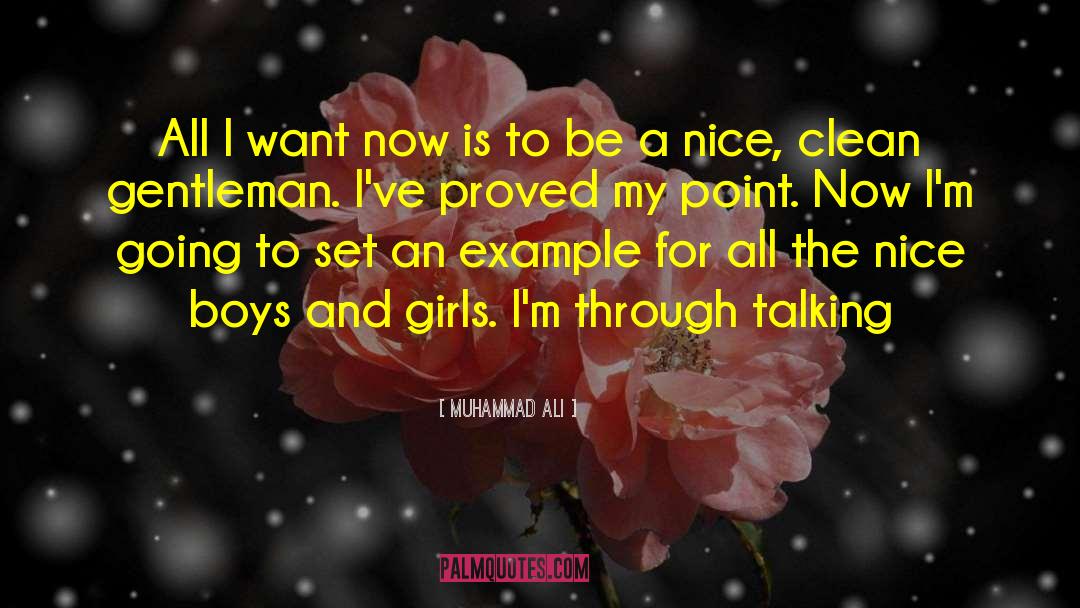 Cute Boy Talking To Girl quotes by Muhammad Ali