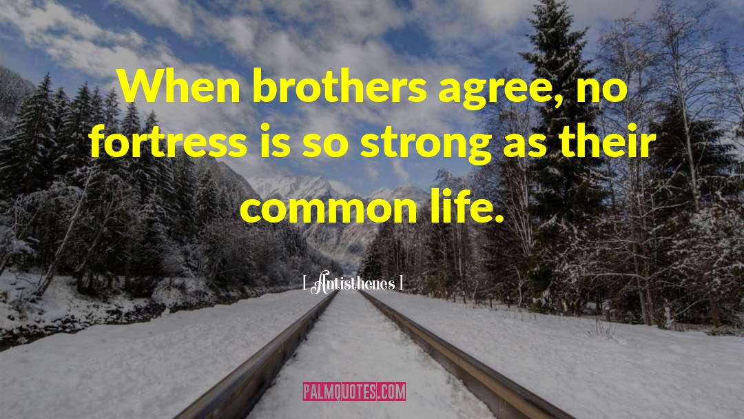 Cute Brother quotes by Antisthenes