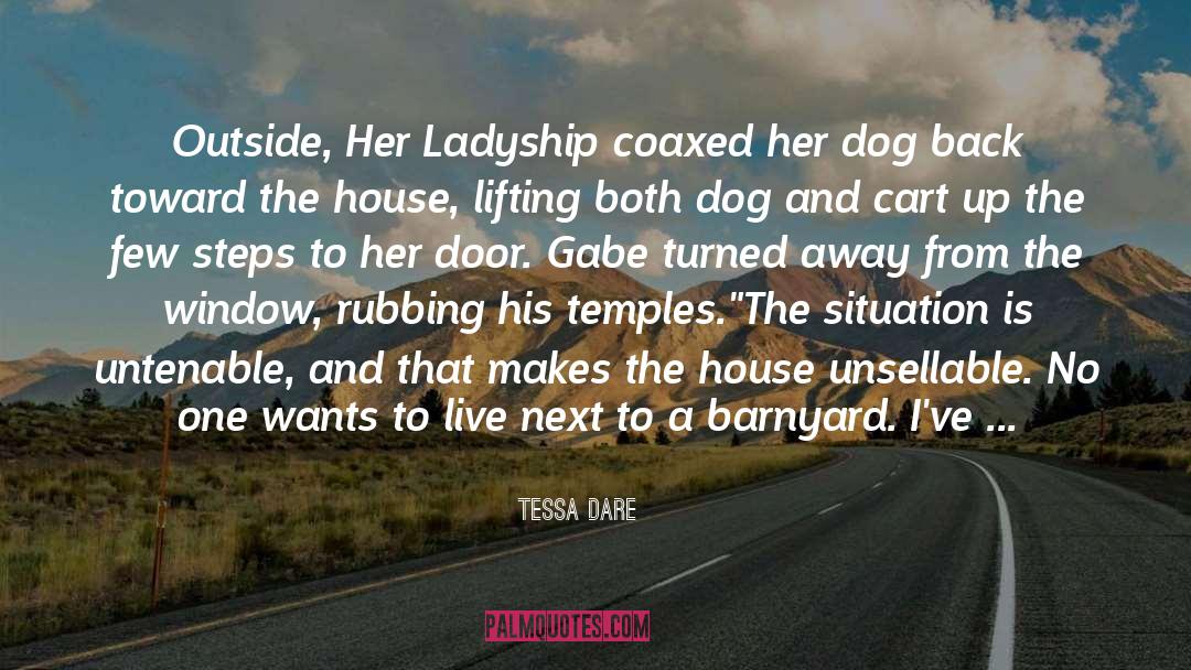 Cute Dog Lover quotes by Tessa Dare