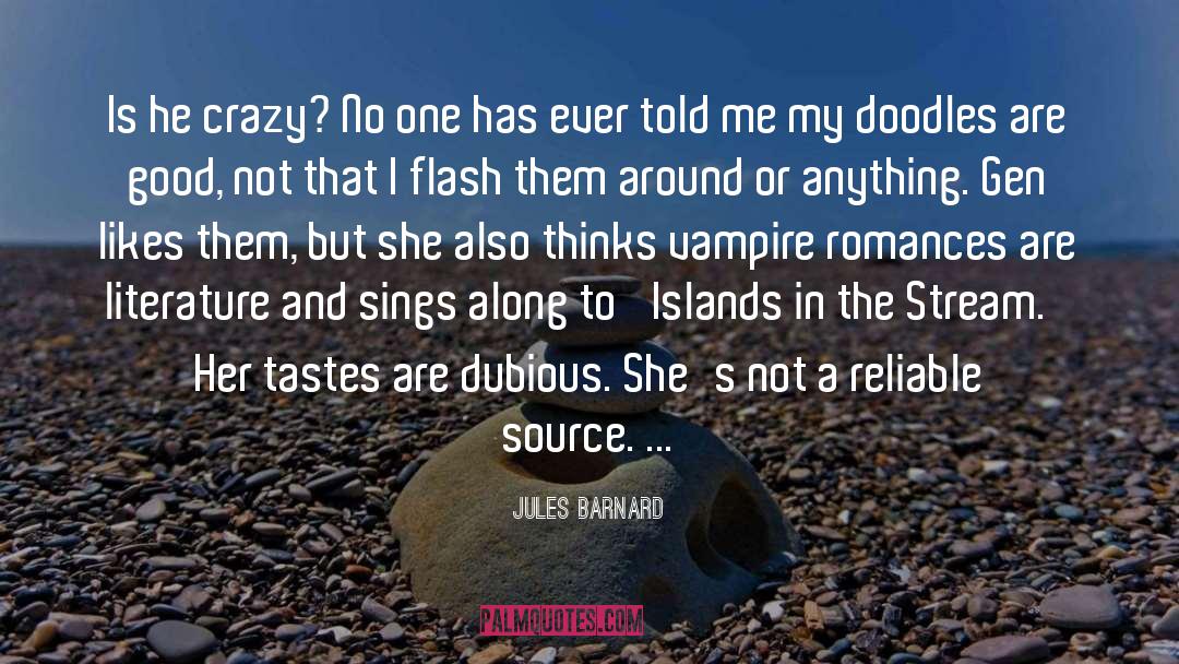 Cute Funny quotes by Jules Barnard