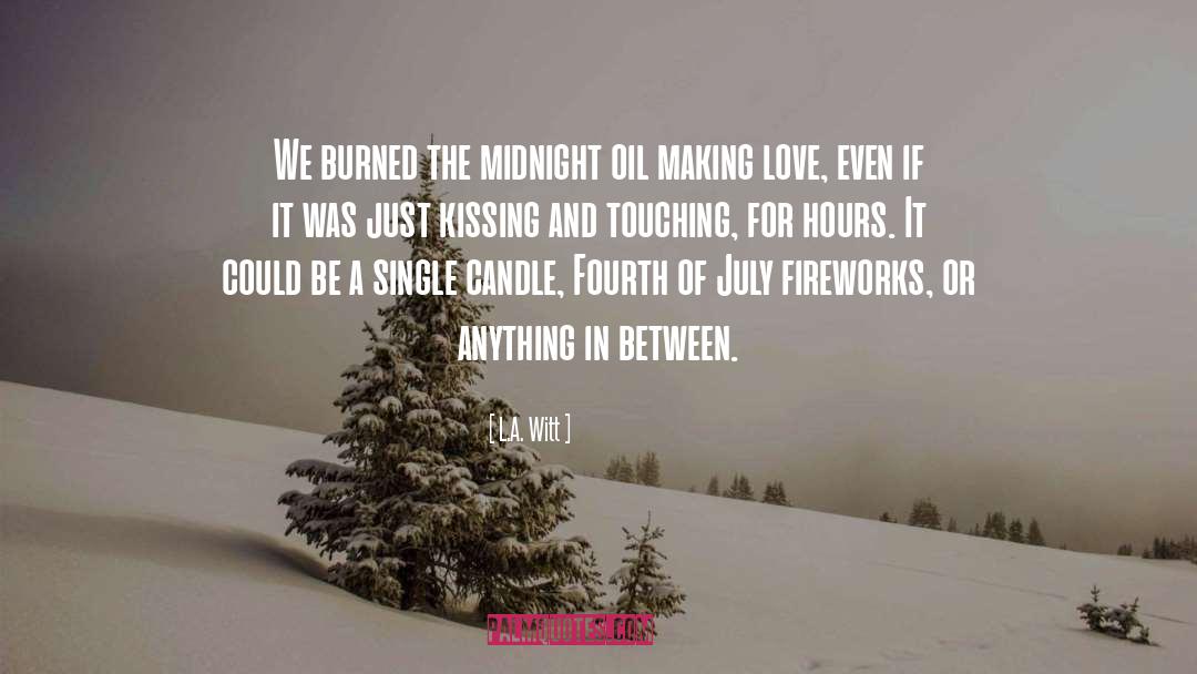 Cute Kissing quotes by L.A. Witt