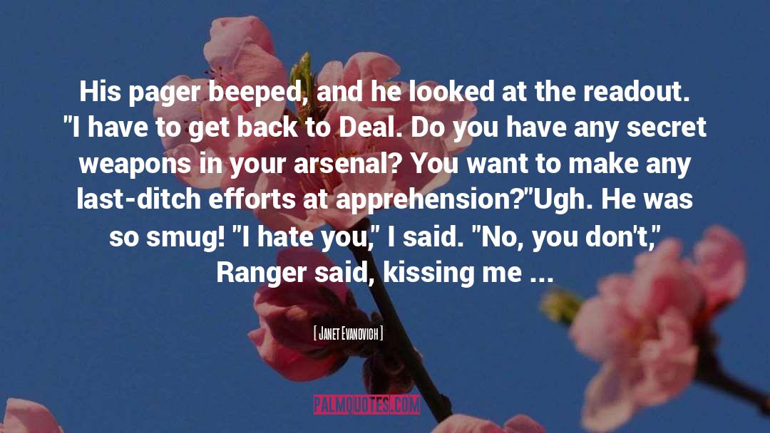 Cute Kissing quotes by Janet Evanovich