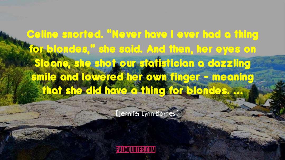 Cute Love quotes by Jennifer Lynn Barnes