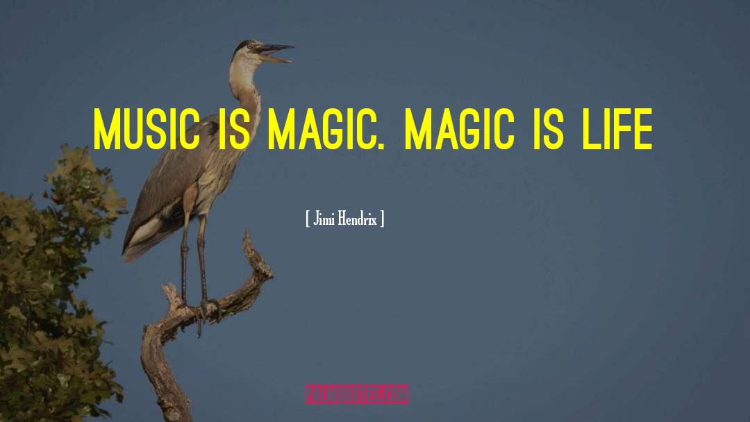 Cute Magic quotes by Jimi Hendrix