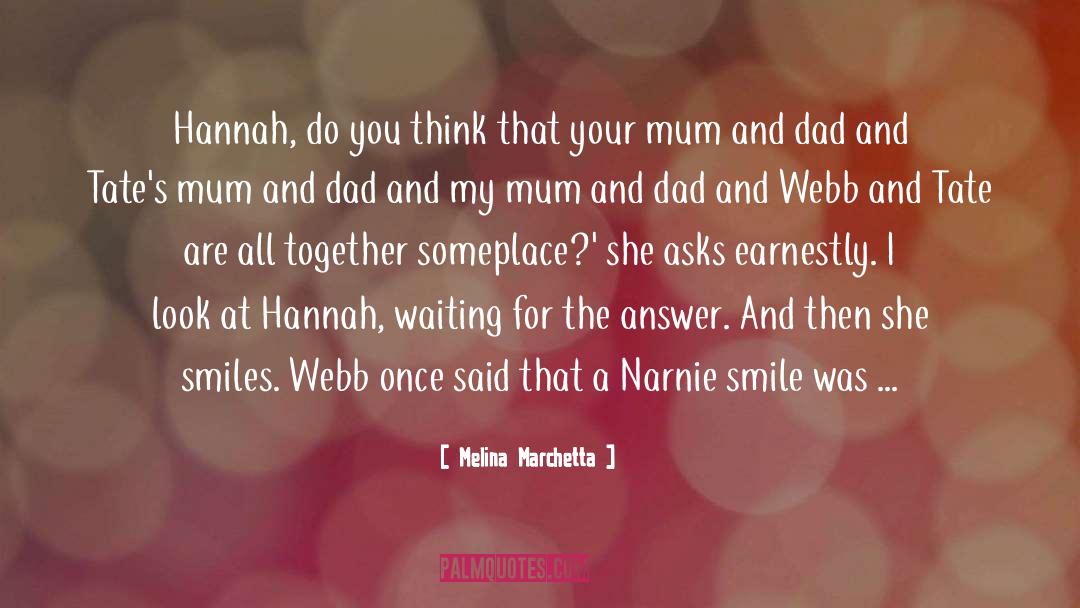 Cute Mum quotes by Melina Marchetta