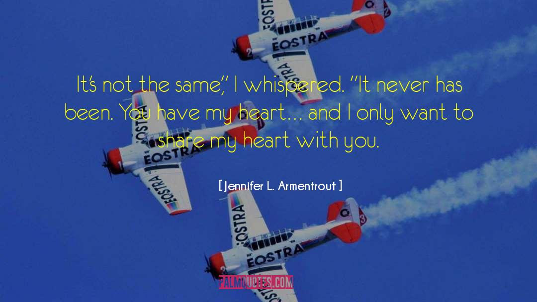 Cute Romance quotes by Jennifer L. Armentrout