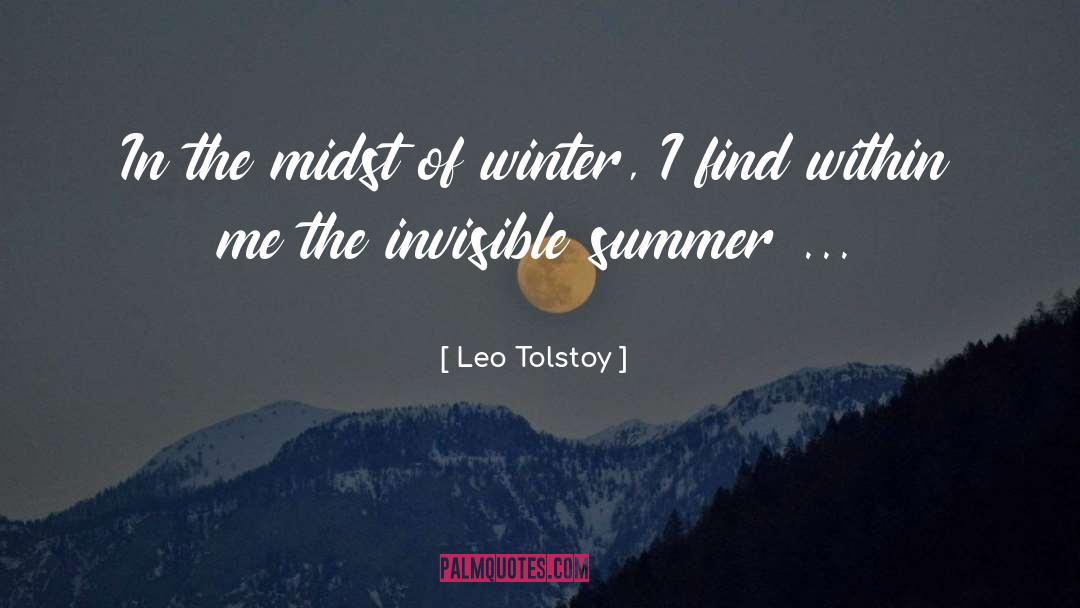 Cute Summer quotes by Leo Tolstoy