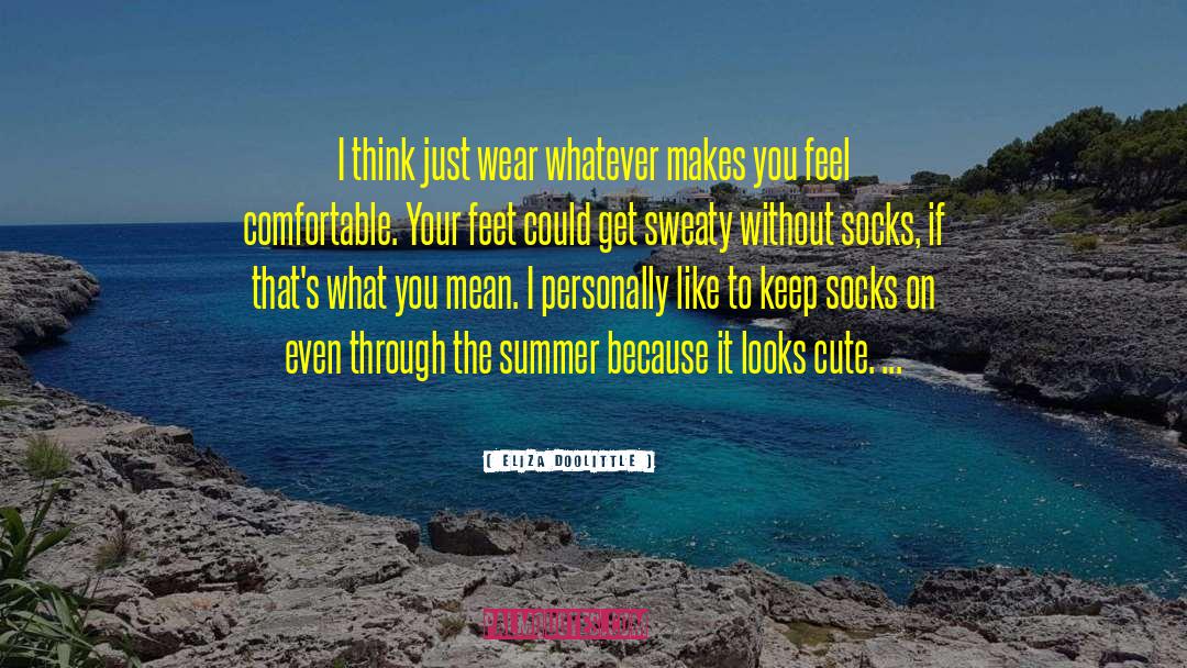 Cute Summer quotes by Eliza Doolittle