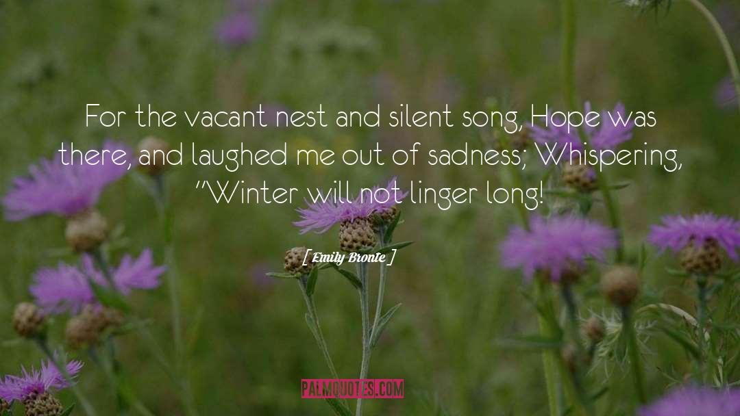 Cute Winter quotes by Emily Bronte